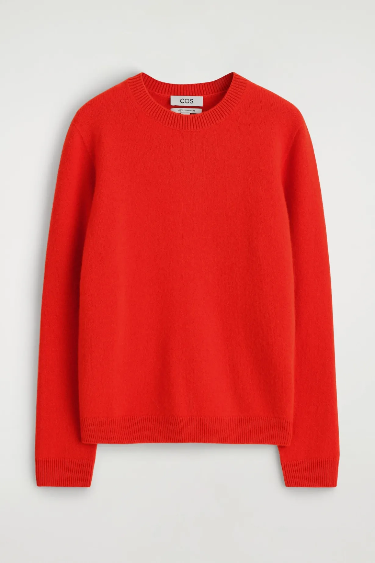 KASCHMIRPULLOVER MIT RUNDHALSAUSSCHNITT
