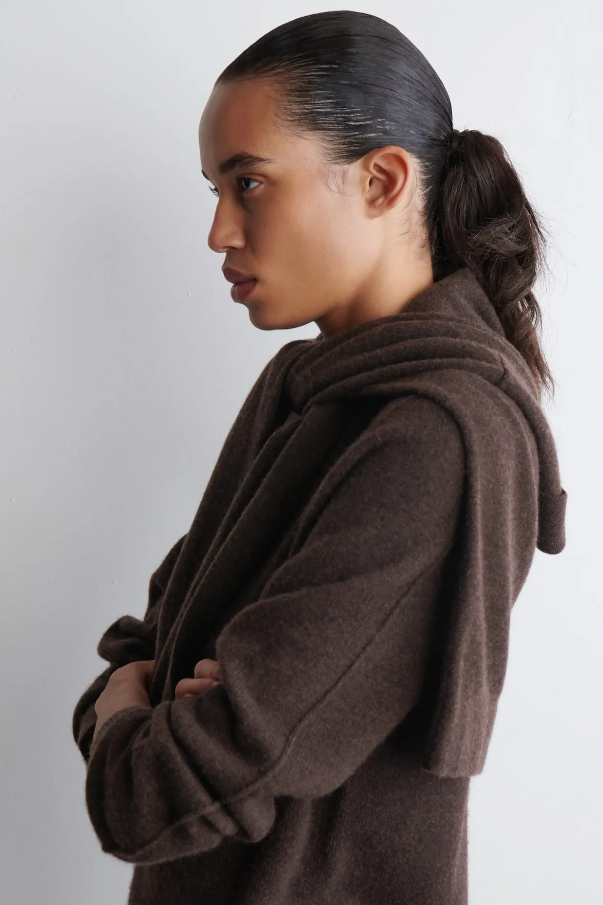 KASCHMIRPULLOVER MIT RUNDHALSAUSSCHNITT