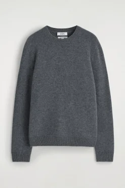 KASCHMIRPULLOVER MIT RUNDHALSAUSSCHNITT
