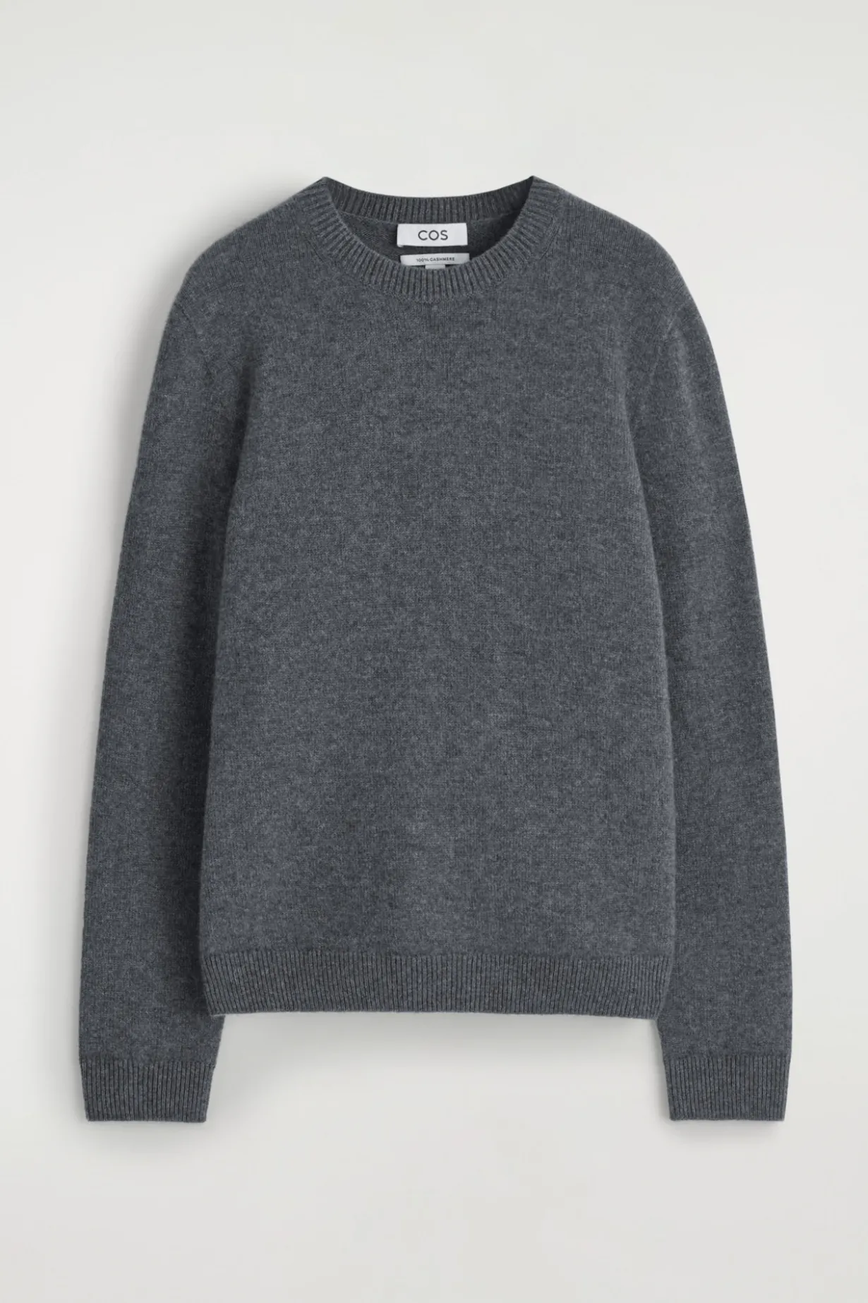 KASCHMIRPULLOVER MIT RUNDHALSAUSSCHNITT
