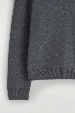 KASCHMIRPULLOVER MIT RUNDHALSAUSSCHNITT