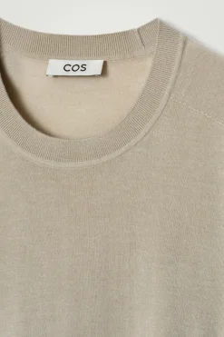 KASCHMIRPULLOVER MIT RUNDHALSAUSSCHNITT
