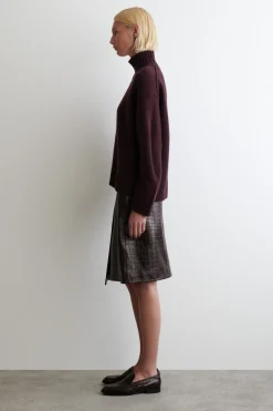 KASCHMIRPULLOVER MIT STEHKRAGEN