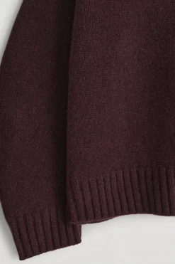 KASCHMIRPULLOVER MIT STEHKRAGEN