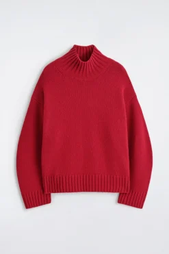 KASCHMIRPULLOVER MIT STEHKRAGEN