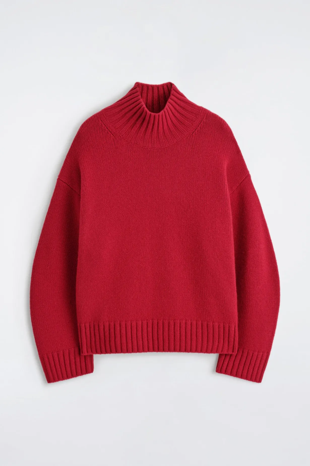 KASCHMIRPULLOVER MIT STEHKRAGEN