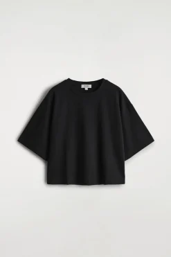 KASTENFÖRMIGES OVERSIZED-T-SHIRT AUS BAUMWOLLE