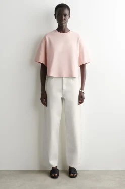 KASTENFÖRMIGES OVERSIZED-T-SHIRT AUS BAUMWOLLE
