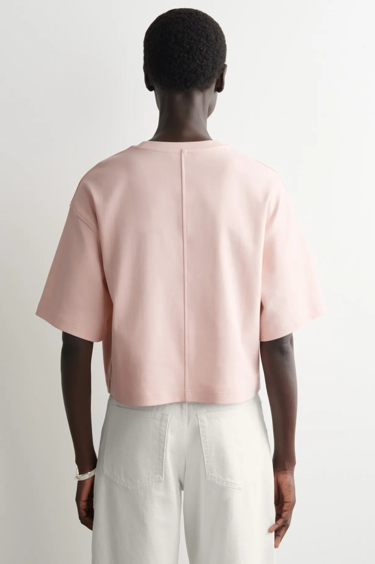 KASTENFÖRMIGES OVERSIZED-T-SHIRT AUS BAUMWOLLE