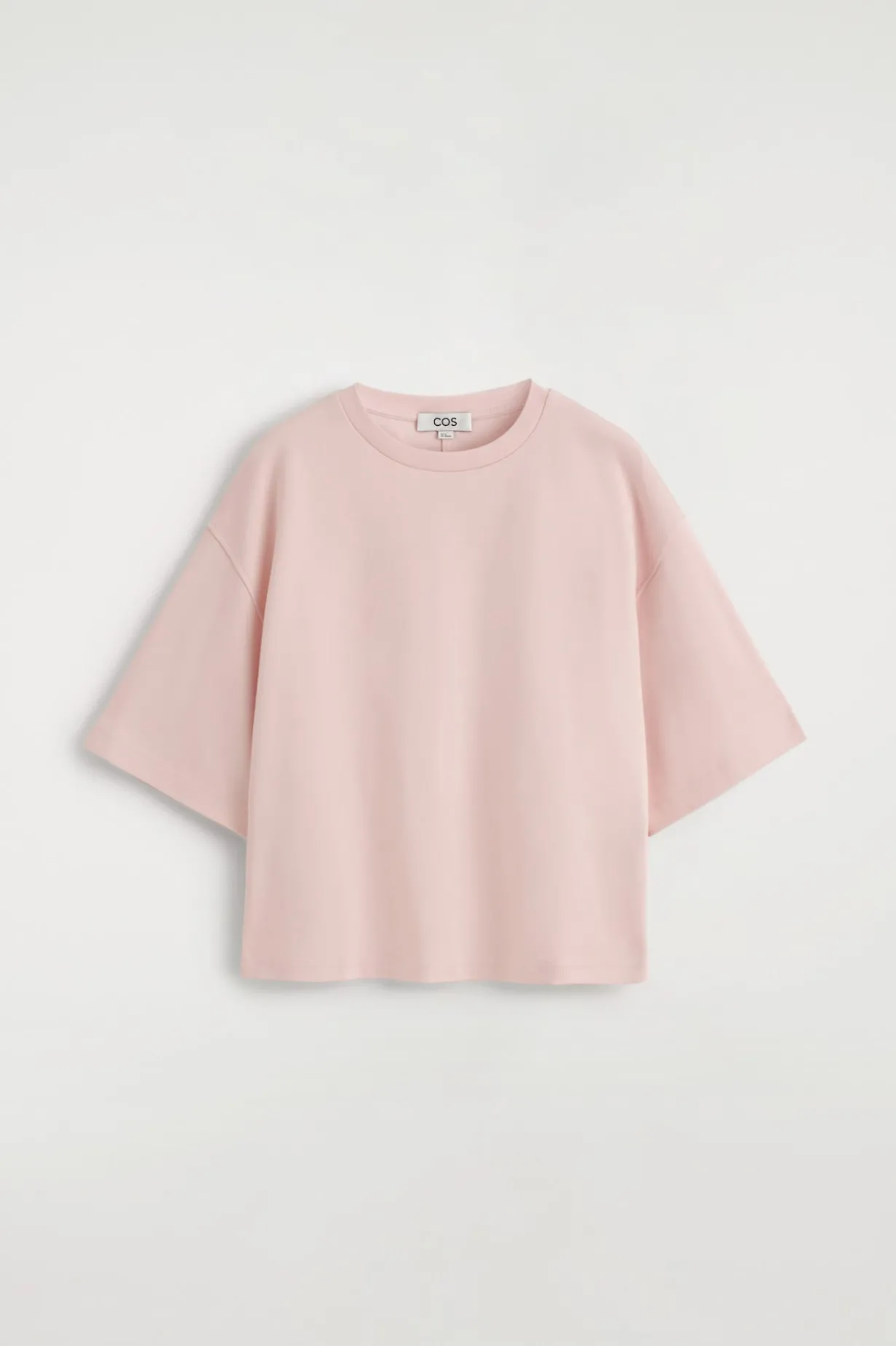 KASTENFÖRMIGES OVERSIZED-T-SHIRT AUS BAUMWOLLE