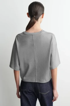 KASTENFÖRMIGES OVERSIZED-T-SHIRT AUS BAUMWOLLE
