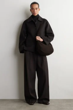 KNOLL SCHULTERTASCHE - VELOURSLEDER