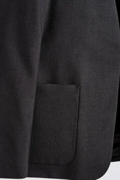 KRAGENLOSER WOLLBLAZER