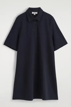 KURZES POLOKLEID AUS JERSEY