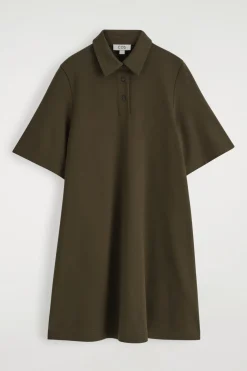 KURZES POLOKLEID AUS JERSEY