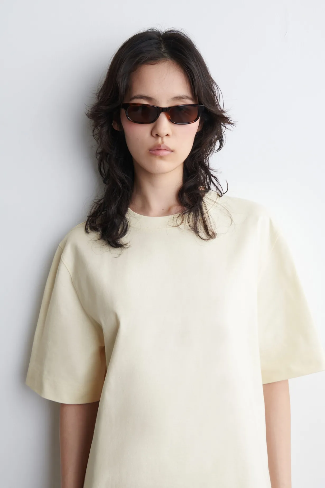 KURZES T-SHIRT-KLEID AUS BAUMWOLLE