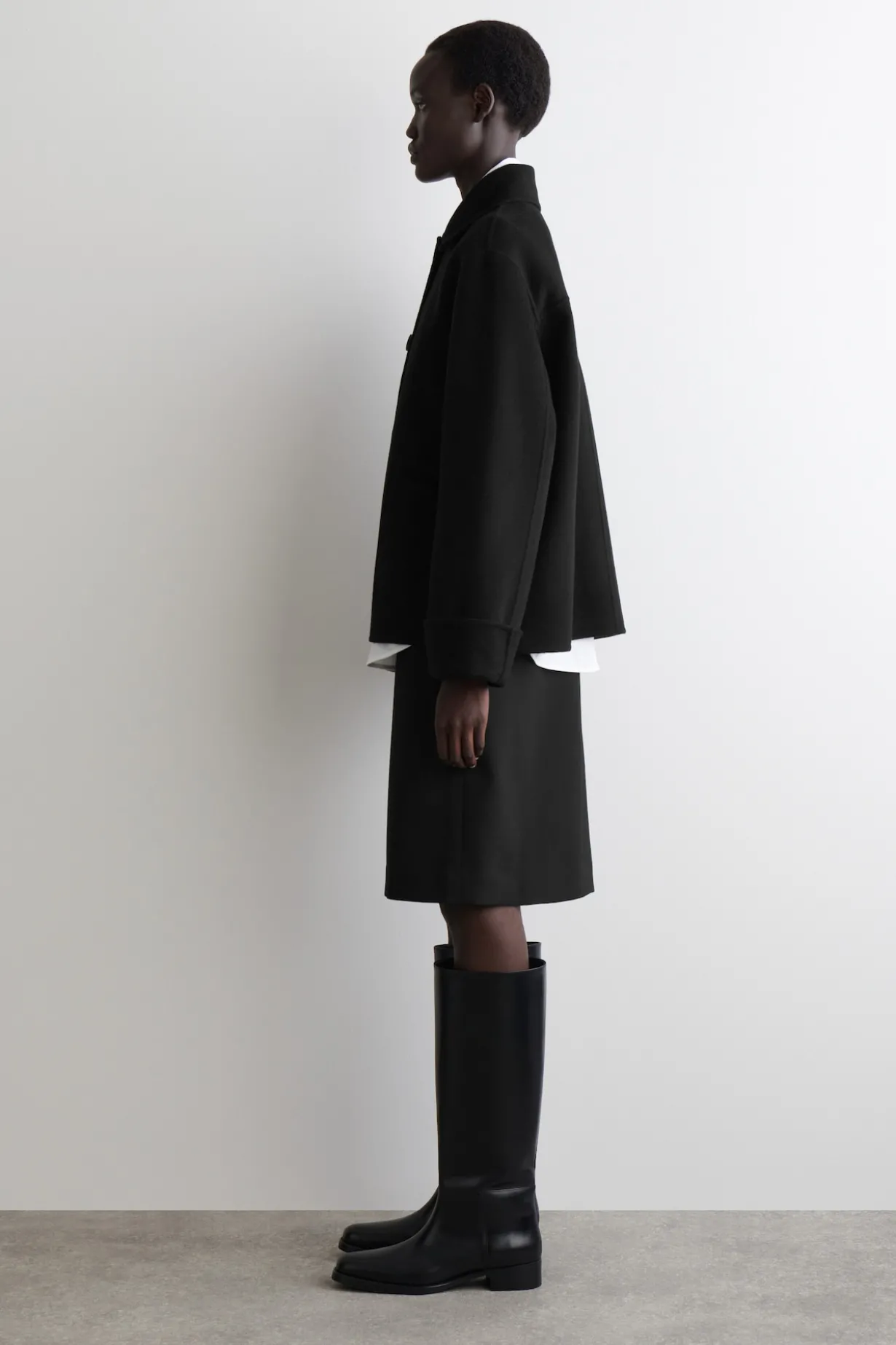 KURZJACKE AUS DOUBLEFACE-WOLLE