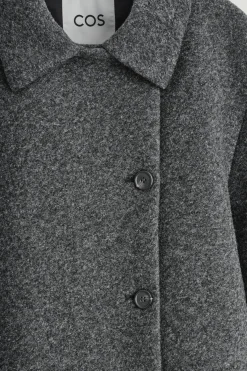 KURZJACKE AUS GEKOCHTEM WOLL-MIX