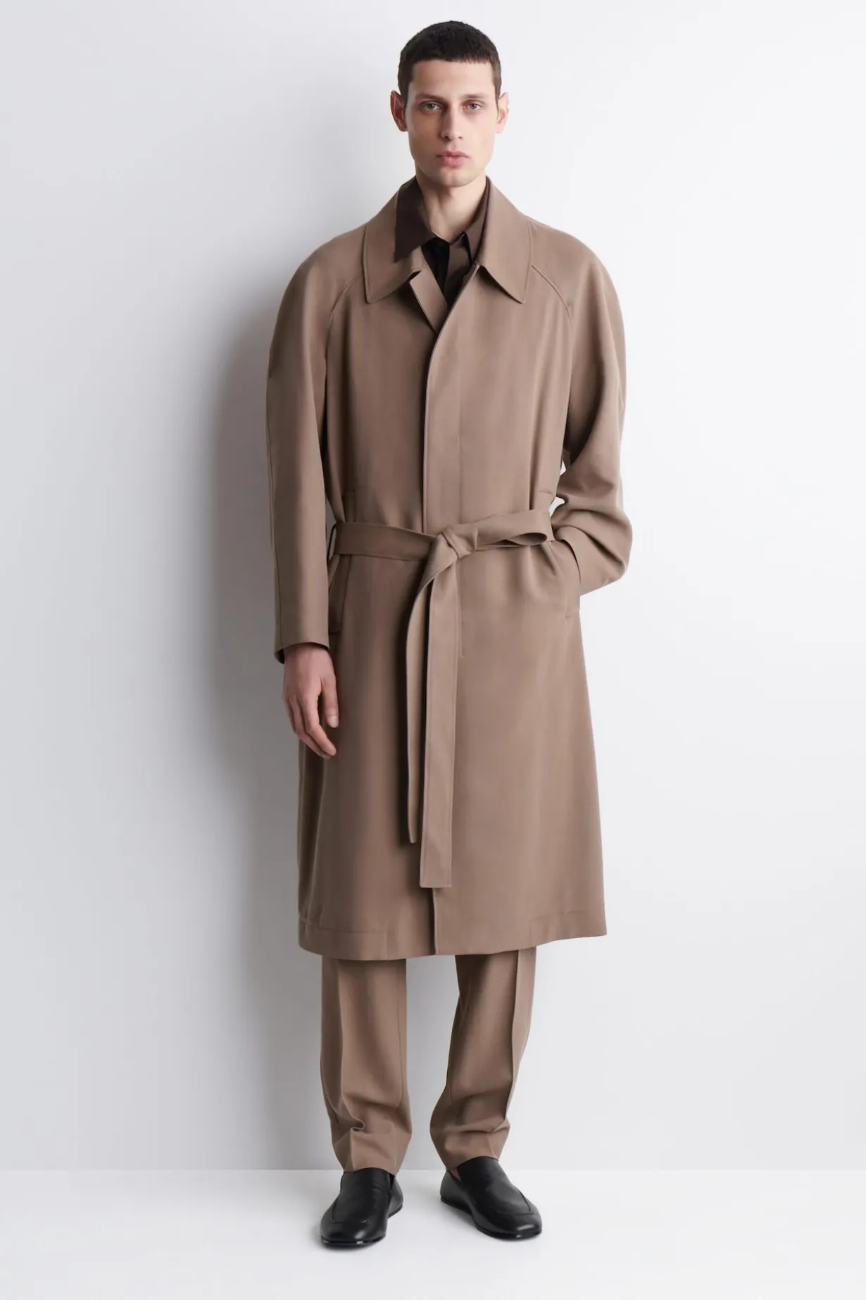 KURZMANTEL AUS TWILL