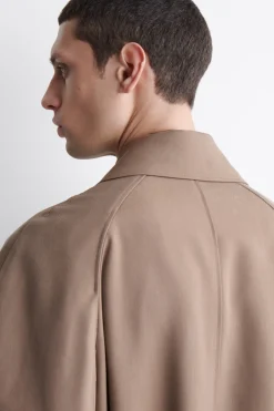 KURZMANTEL AUS TWILL