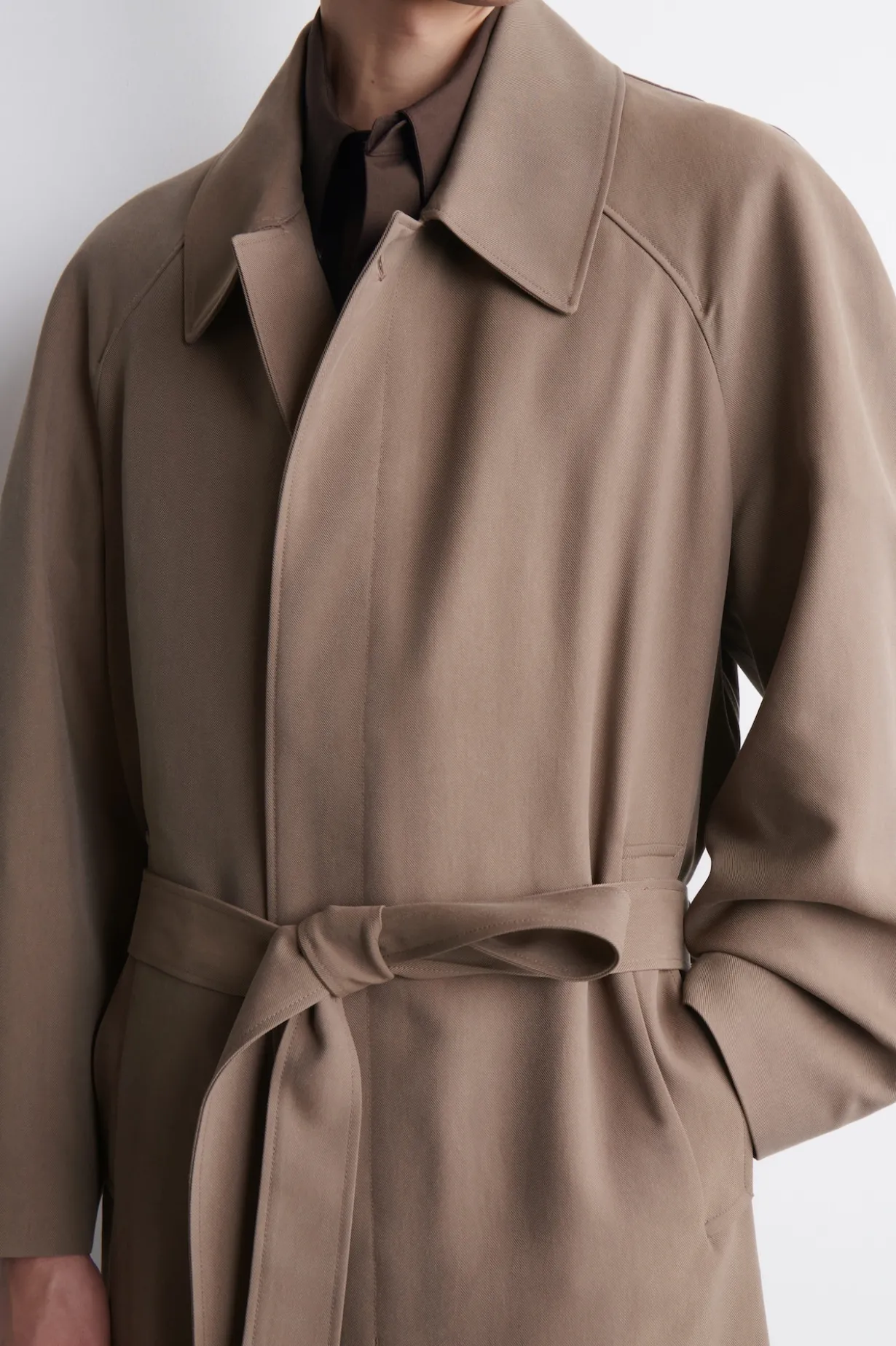 KURZMANTEL AUS TWILL