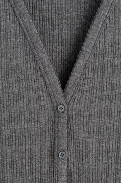 KURZÄRMLIGE STRICKJACKE AUS POINTELLE-STRICK