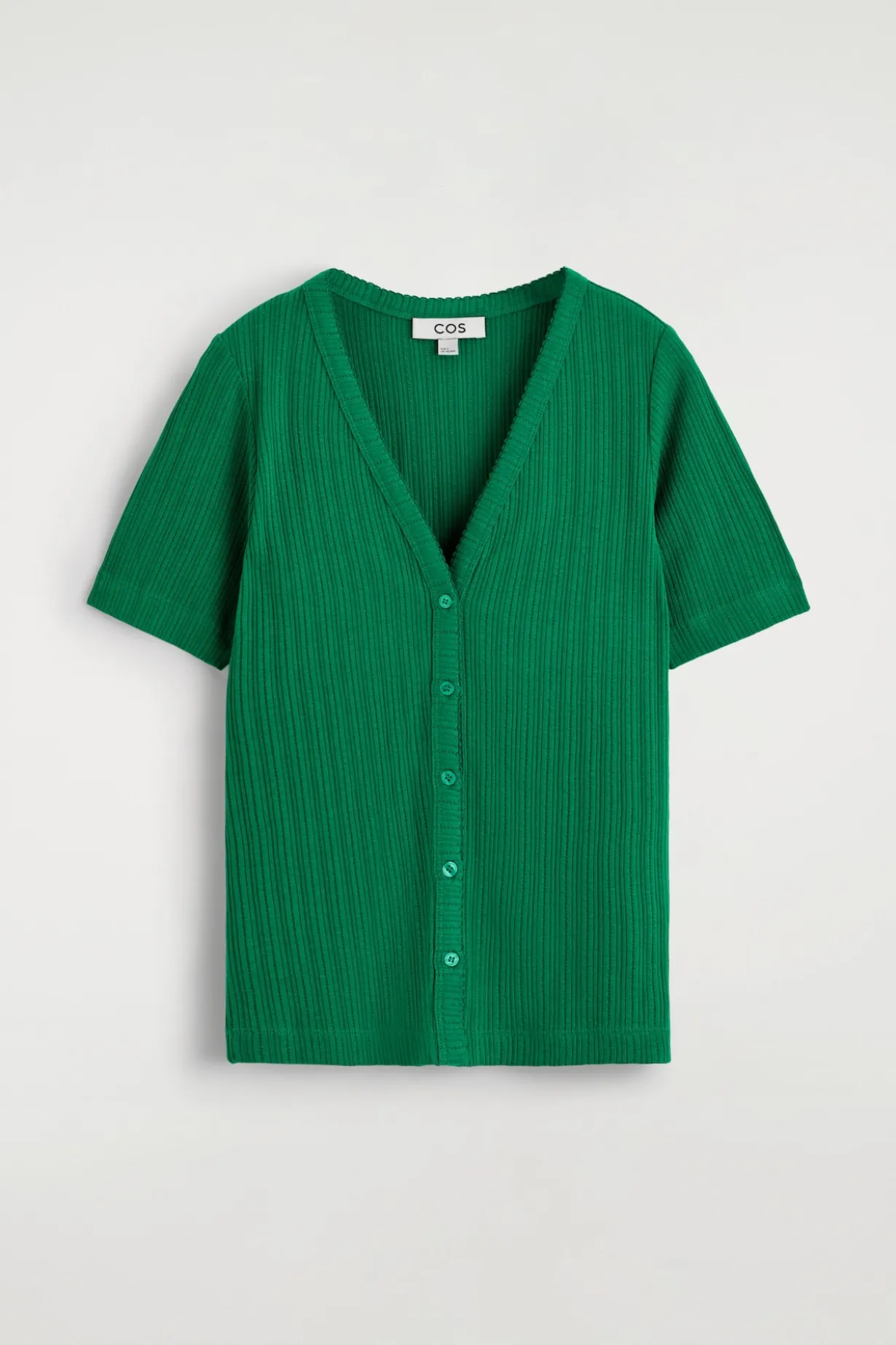 KURZÄRMLIGE STRICKJACKE AUS POINTELLE-STRICK