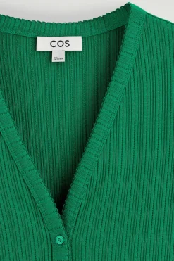 KURZÄRMLIGE STRICKJACKE AUS POINTELLE-STRICK