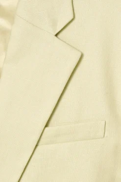 LANGER BLAZER AUS LEINEN-MIX
