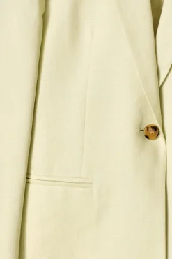 LANGER BLAZER AUS LEINEN-MIX