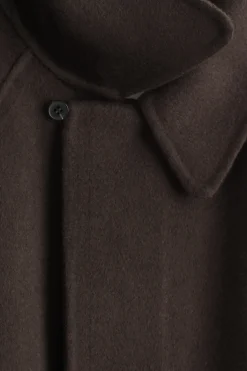 LANGER CAR COAT AUS DOUBLEFACE-WOLLE