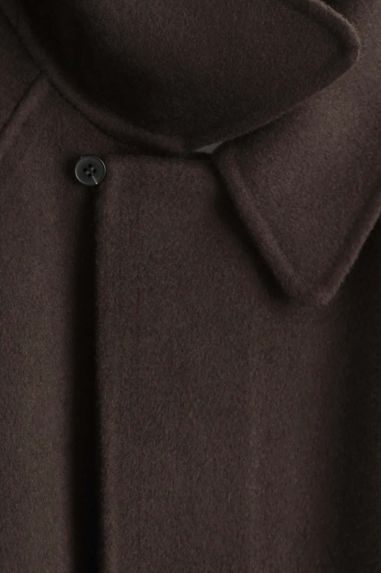 LANGER CAR COAT AUS DOUBLEFACE-WOLLE
