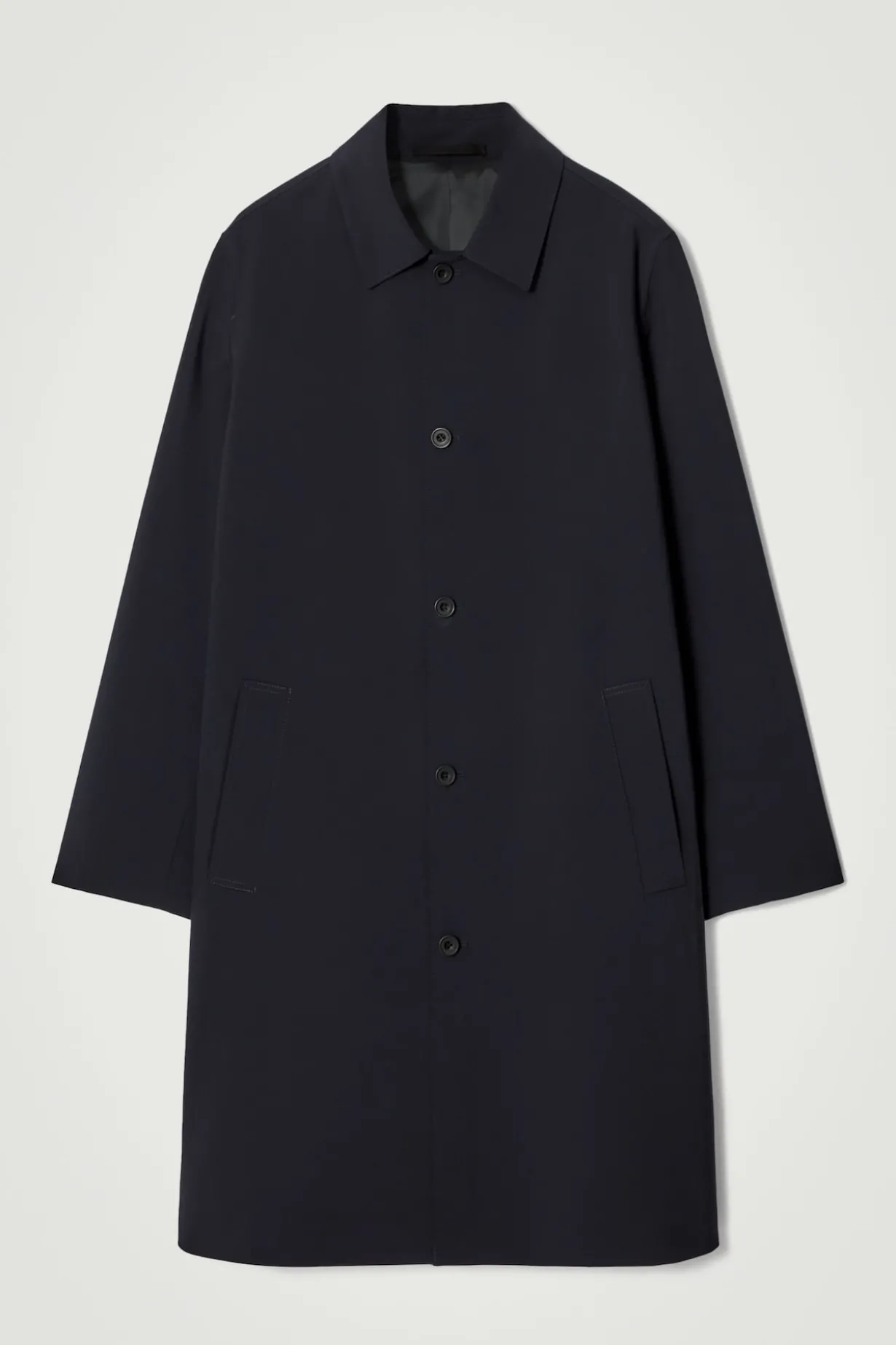 LANGER CAR COAT AUS WOLL-MIX