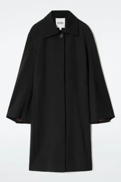 LANGER EINREIHIGER CAR COAT