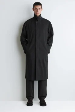 LANGER TRENCHCOAT AUS BAUMWOLLE