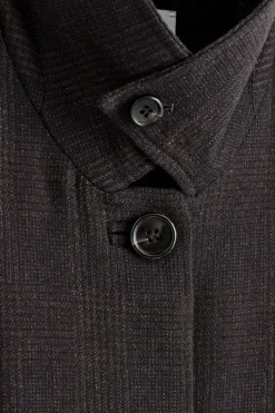 LANGER TRENCHCOAT AUS WOLL-MIX
