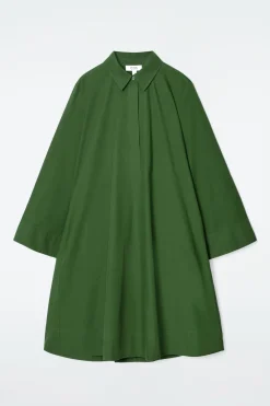 LANGÄRMLIGES HEMDKLEID IN A-LINIE