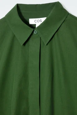 LANGÄRMLIGES HEMDKLEID IN A-LINIE