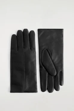 LEDERHANDSCHUHE MIT FUTTER AUS KASCHMIR-WOLL-MIX