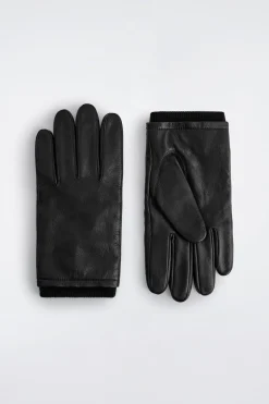 LEDERHANDSCHUHE MIT KASCHMIRFUTTER UND STEPPNÄHTEN