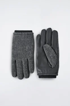 LEDERHANDSCHUHE MIT KASCHMIRFUTTER UND STEPPNÄHTEN