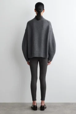 LEGGINGS MIT REISSVERSCHLUSS AM BEIN