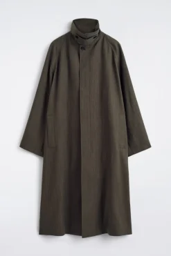 LEICHTER BAUMWOLL-TRENCHCOAT MIT FISCHGRÄTMUSTER