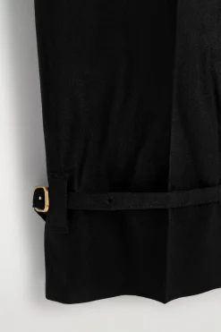 LEINENHOSE MIT GERADEM BEIN