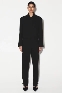 LEINENHOSE MIT GERADEM BEIN