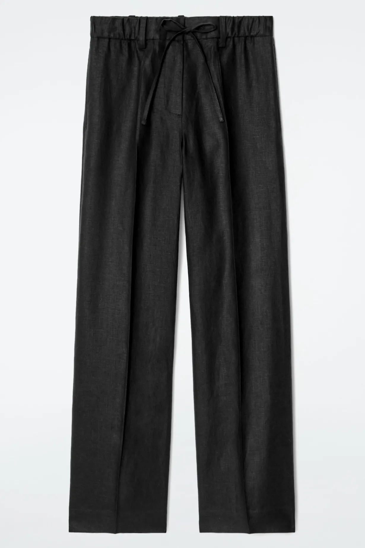 LEINENHOSE MIT KORDELZUGBUND