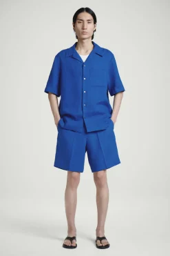 LEINENSHORTS MIT ELASTISCHEM BUND