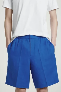 LEINENSHORTS MIT ELASTISCHEM BUND