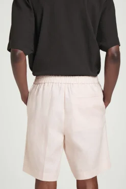 LEINENSHORTS MIT ELASTISCHEM BUND