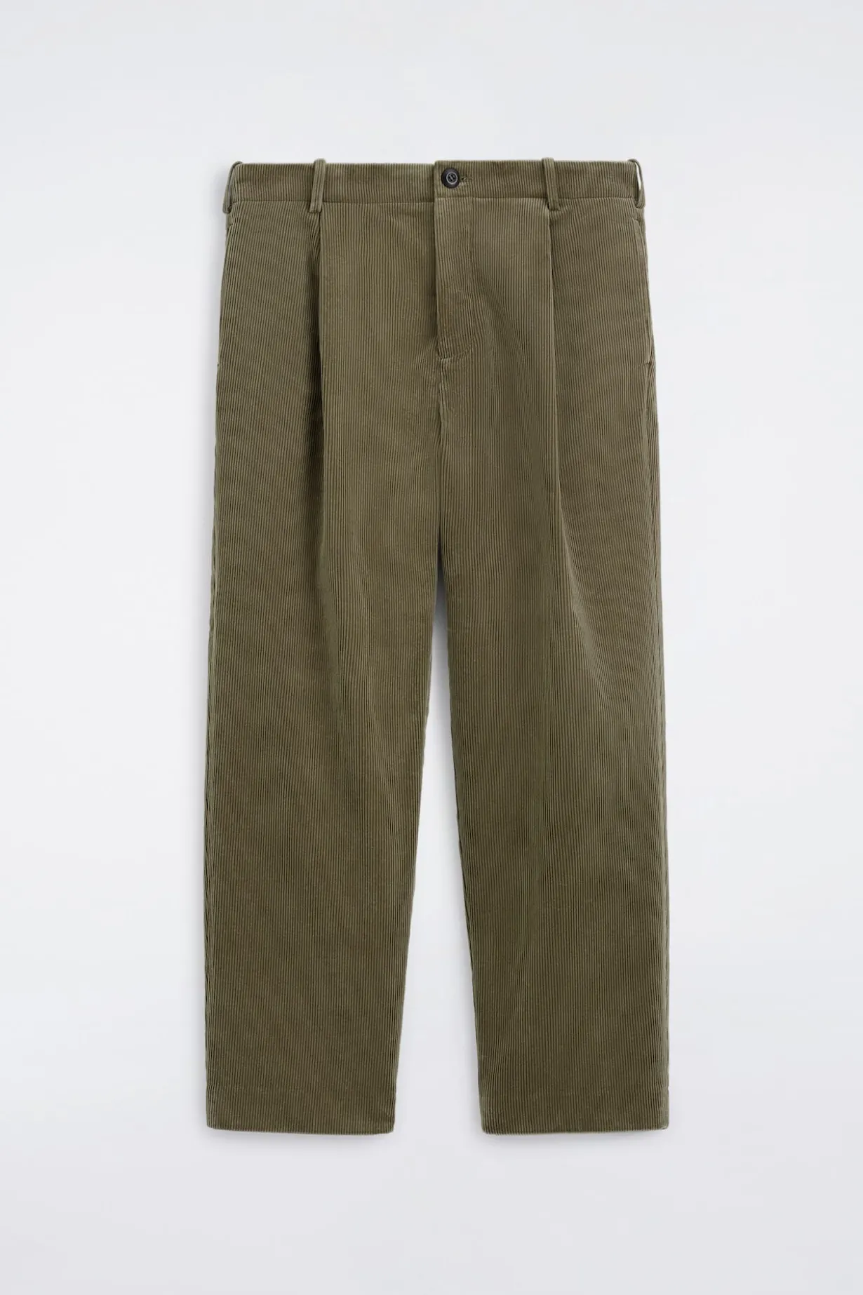 LOCKERE CORDHOSE MIT GERADEM BEIN UND FALTEN